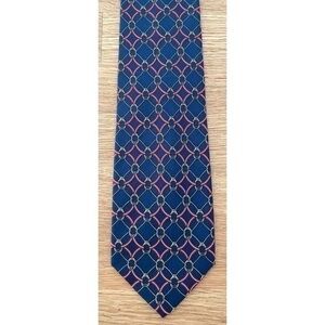 Vintage Paolo Gucci Horse Stirrup Silk Tie, Perfect Condition, No Flaws